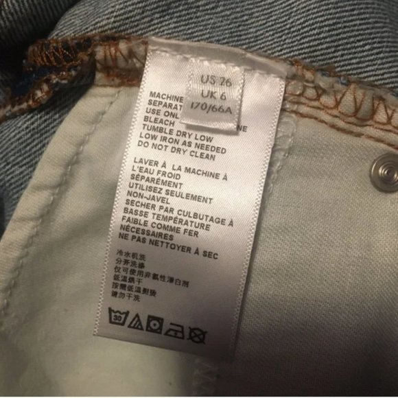 🍉 NWT Urban Outfitters BDG High Rise Denim Shorts 26 - Picture 8 of 8